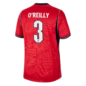 Billige Fotballdrakt England Nico O'Reilly #3 Replika Bortedrakt VM 2026 Kortermet